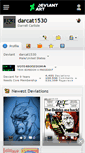 Mobile Screenshot of darcat1530.deviantart.com