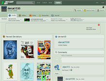 Tablet Screenshot of darcat1530.deviantart.com