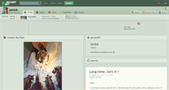 Desktop Screenshot of lamlok.deviantart.com