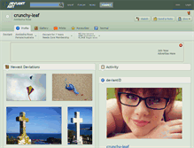 Tablet Screenshot of crunchy-leaf.deviantart.com