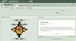 Desktop Screenshot of darknightyoshi.deviantart.com
