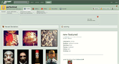 Desktop Screenshot of perfectired.deviantart.com