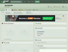 Tablet Screenshot of porndexter.deviantart.com