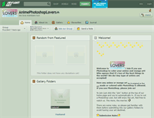 Tablet Screenshot of animephotoshoplovers.deviantart.com