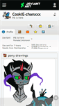 Mobile Screenshot of cookie-chanxxx.deviantart.com