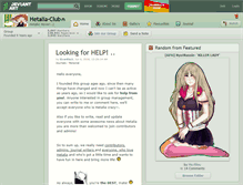 Tablet Screenshot of hetalia-club.deviantart.com