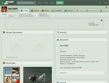 Tablet Screenshot of narcisab.deviantart.com