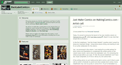Desktop Screenshot of blacklabelcomics.deviantart.com