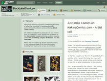 Tablet Screenshot of blacklabelcomics.deviantart.com