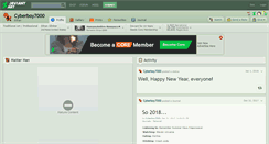 Desktop Screenshot of cyberboy7000.deviantart.com