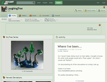Tablet Screenshot of laughingtree.deviantart.com