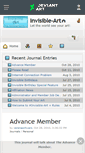 Mobile Screenshot of invisible-art.deviantart.com