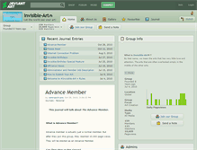 Tablet Screenshot of invisible-art.deviantart.com