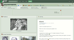 Desktop Screenshot of princesspomegranate.deviantart.com