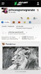 Mobile Screenshot of princesspomegranate.deviantart.com
