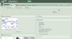 Desktop Screenshot of bluejackal.deviantart.com