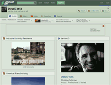 Tablet Screenshot of diesel74656.deviantart.com