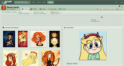 Desktop Screenshot of disney-sarah.deviantart.com