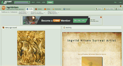 Desktop Screenshot of ingvildnilsen.deviantart.com