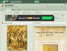 Tablet Screenshot of ingvildnilsen.deviantart.com