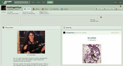 Desktop Screenshot of irondragonfaye.deviantart.com