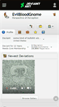 Mobile Screenshot of evilbloodgnome.deviantart.com