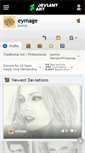 Mobile Screenshot of eymage.deviantart.com