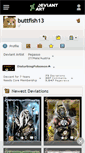 Mobile Screenshot of buttfish13.deviantart.com