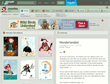 Tablet Screenshot of amorfea.deviantart.com