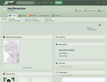 Tablet Screenshot of neo2remember.deviantart.com