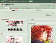 Tablet Screenshot of dei4eg-uke-chan.deviantart.com