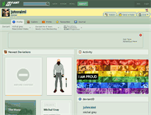 Tablet Screenshot of johnraimi.deviantart.com