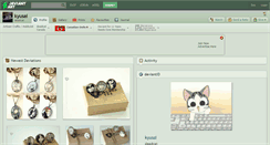 Desktop Screenshot of kyusai.deviantart.com