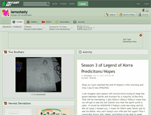 Tablet Screenshot of iamsotasty.deviantart.com