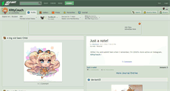 Desktop Screenshot of kittycouch.deviantart.com