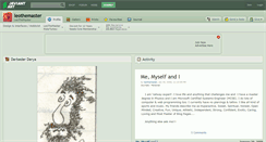 Desktop Screenshot of leothemaster.deviantart.com