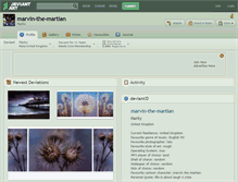 Tablet Screenshot of marvin-the-martian.deviantart.com