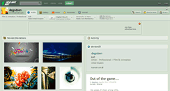 Desktop Screenshot of degodson.deviantart.com