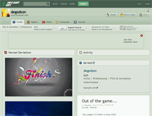 Tablet Screenshot of degodson.deviantart.com