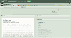 Desktop Screenshot of horsewild111.deviantart.com