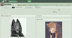 Desktop Screenshot of daphneblake.deviantart.com