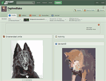 Tablet Screenshot of daphneblake.deviantart.com