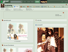 Tablet Screenshot of lovatosing.deviantart.com