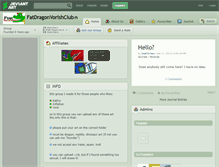 Tablet Screenshot of fatdragonvorishclub.deviantart.com