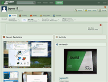 Tablet Screenshot of jaycee13.deviantart.com