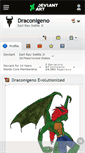 Mobile Screenshot of draconigeno.deviantart.com