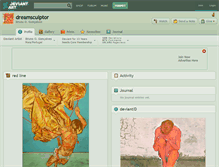 Tablet Screenshot of dreamsculptor.deviantart.com