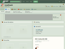 Tablet Screenshot of nocaillouplz.deviantart.com