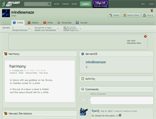 Tablet Screenshot of mindlessmaze.deviantart.com