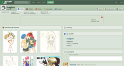 Desktop Screenshot of huaglom.deviantart.com